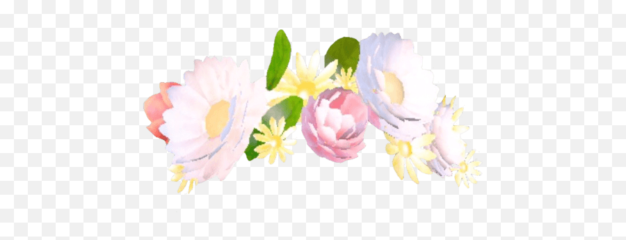Snapchat Flower Filter Clipart - Snapchat Flower Crown Png,Flower Crown Transparent