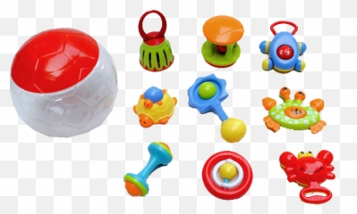 Baby Rattle Bell 9 Pcs Gift Set Glopo Inc - Toys png