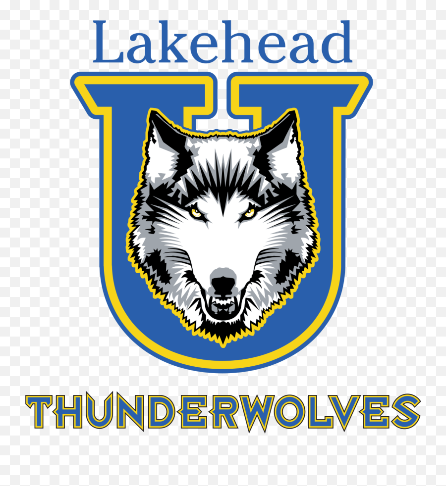 Lakehead Thunderwolves - Wikipedia Lakehead University Thunderwolves Png,Wolf Mascot Logo