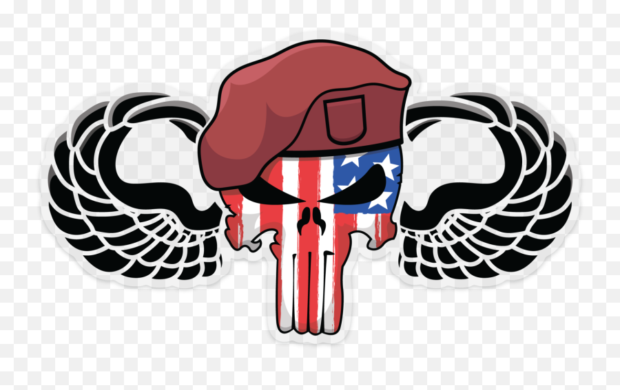 Punisher Jump Wings - Punisher Skull On Wings Png,Punisher Skull Png