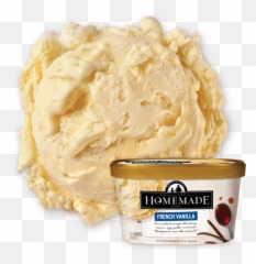 French Vanilla U2022 Homemade Brand Ice Cream - Vanilla Ice Cream Png,Vanilla Ice Cream Png