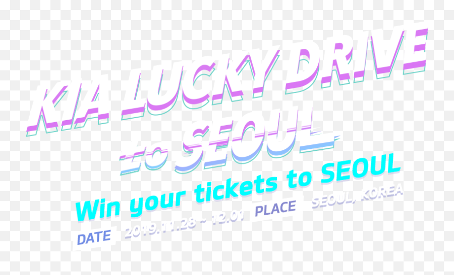 Kia Lucky Drive To Seoul Transparent PNG