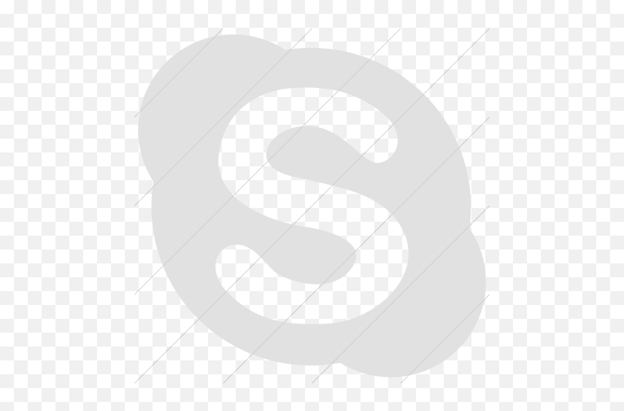Iconsetc Simple Silver Socialmedia Skype Icon - Illustration Png,Skype Logo