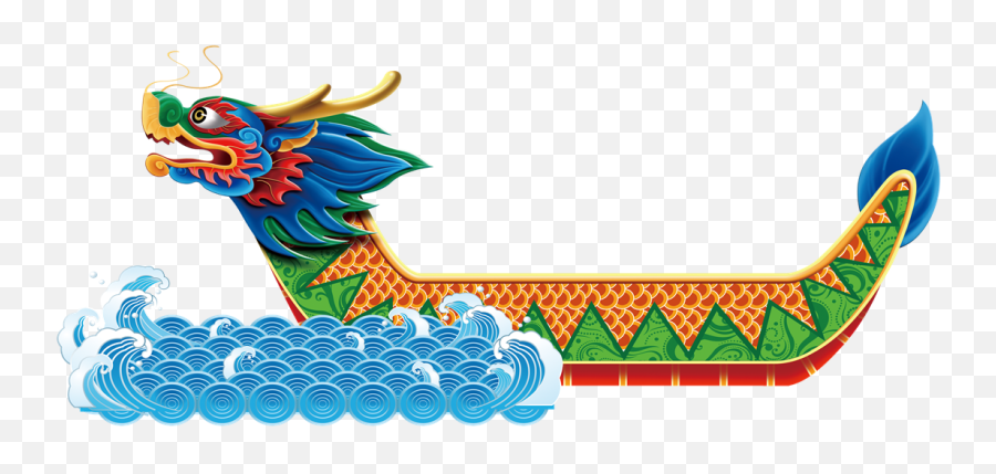 Dragon Boat Festival Transparent Background Png Arts - Cartoon Boat Festival Dragonboat,Boat Transparent
