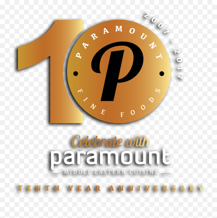 Paramount Welcome 10y Logo - Food Full Size Png Download Circle,Paramount Logo Png