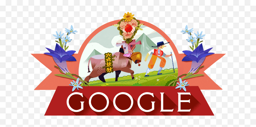 Google Doodles - Illustration Png,Google Logo 2018