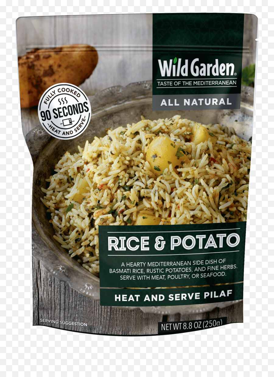 Rice U0026 Potato - Wild Garden Hyderabadi Biryani Png,Potato Png Transparent