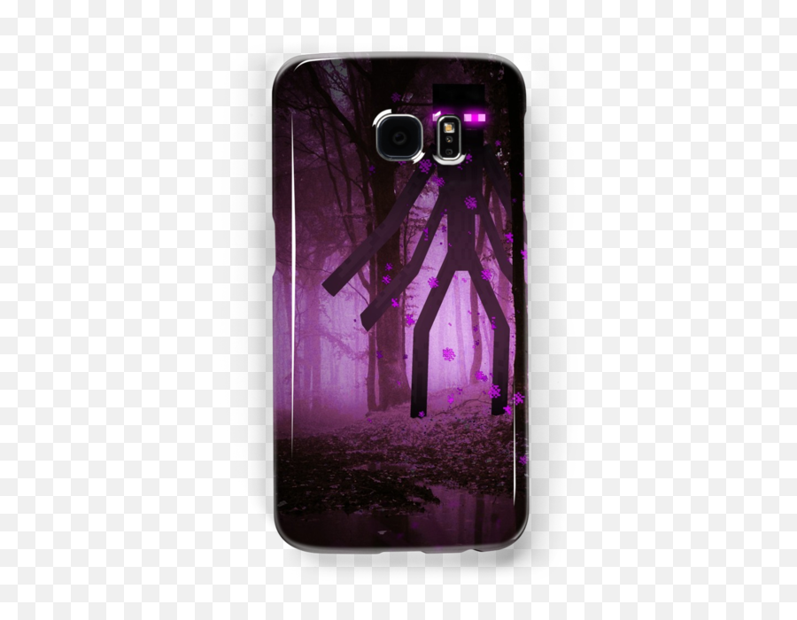 Download Mutant Enderman In Forest - Mobile Phone Case Smartphone Png,Enderman Transparent