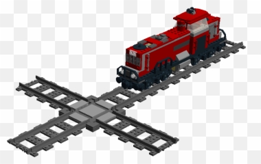 Train Track X - cross Full Size PNG Download SeekPNG Lego Cross