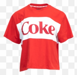 Coke Panel Womenu0027s Crop Tee - Short Sleeve png