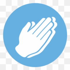 Download Pray Graphic - blue Twitter Signature Icon PNG Email