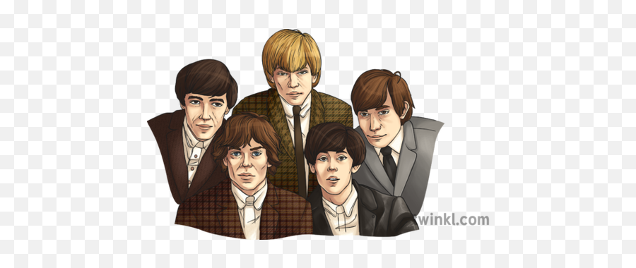 The Rolling Stones Illustration - Rollingstones Black And White Art Png,Rolling Stones Png