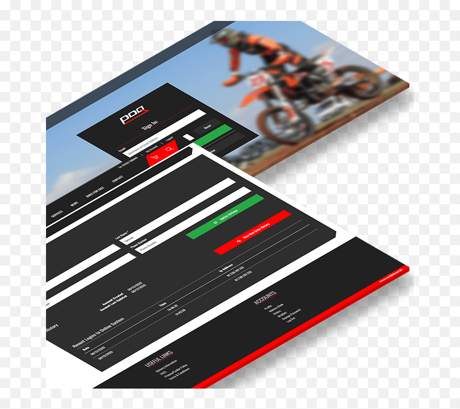 Pdq Motorcycle Developments Case Study Dsm Design Ltd - Horizontal Png,Pdq Logo