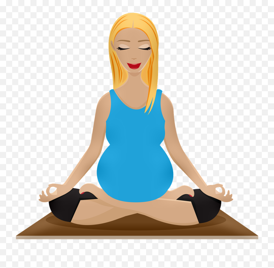 Pregnant Woman Yoga Twins Peek A - Free Image On Pixabay Woman Meditating Illustration Png,Pregnant Woman Png
