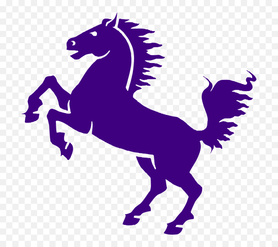 Purple Mustang Horse Png Image - Purple Horse Mustang Png,Mustang Logo Clipart