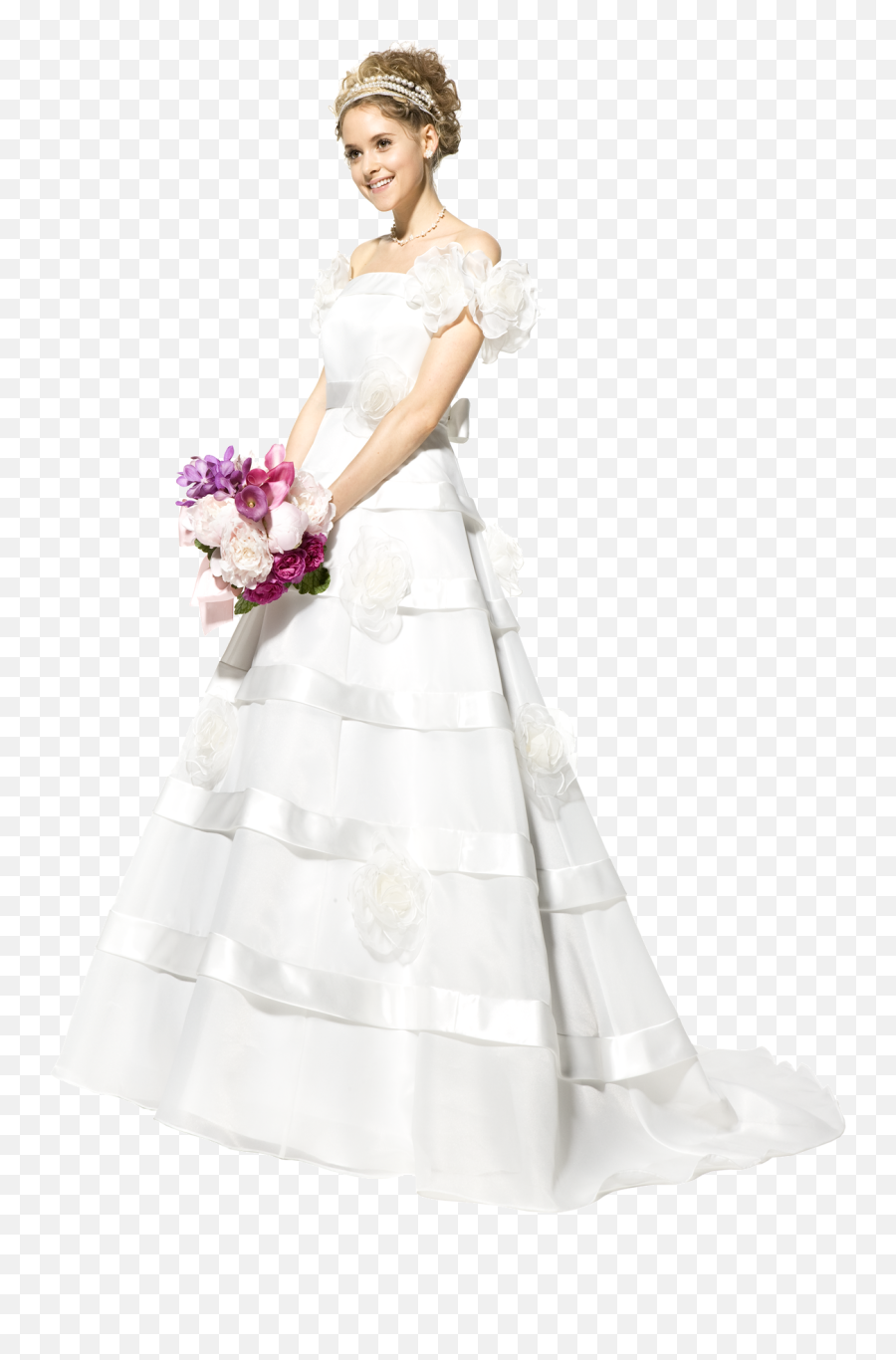 Wedding Dress Png - Transparent Background Wedding Gown Png,Wedding Veil Png