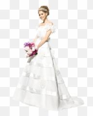 Wedding Dress Png - Transparent Background Wedding Gown Png,Wedding Veil Png