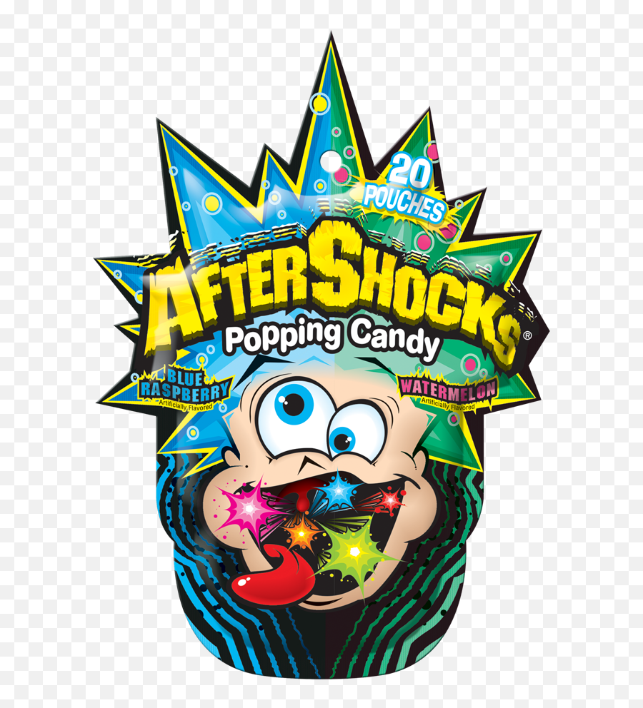 Aftershocks Blue Raspberry Watermelon The Foreign Candy - Aftershocks Popping Candy Png,Blue Raspberry Png