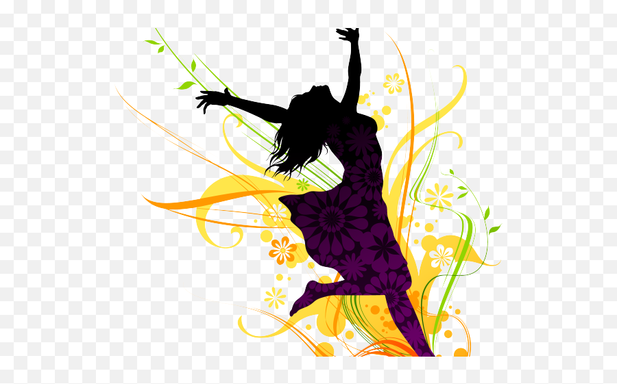 Dancing Clipart Two Step - Women Empowerment Png African American Black Woman Praising God,Dancing Emoji Png