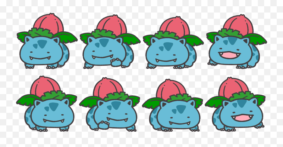 Mobile - Pokémon Smile 002 Ivysaur The Spriters Resource Happy Png,Ivysaur Png