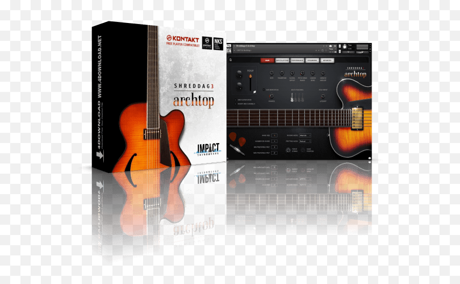 Pin - Shreddage Archtop Png,Native Instruments Kontakt 3 Icon