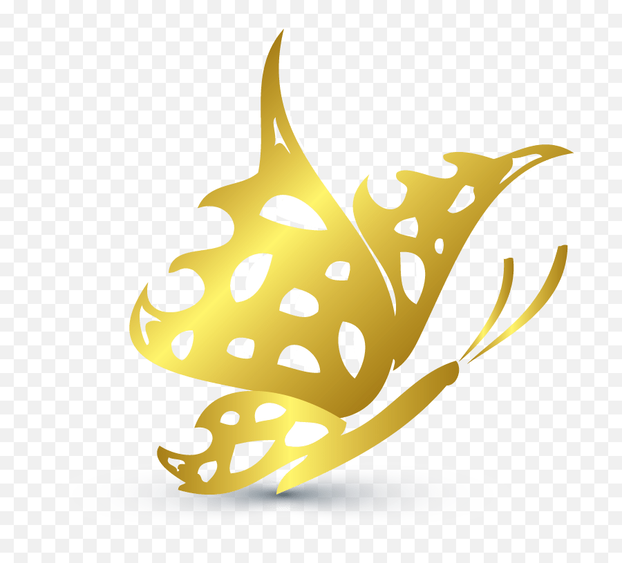 Gold Butterfly Logo - Butterfly Logo Png,Butterfly Logos