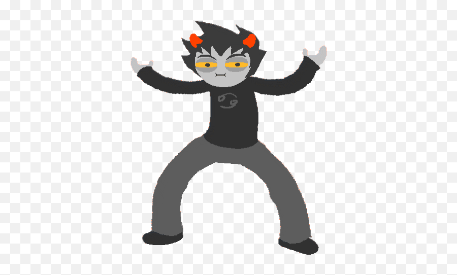Scary Hs Stickers Gfycat - Karkat Homestuck Png,Princess Leia Icon