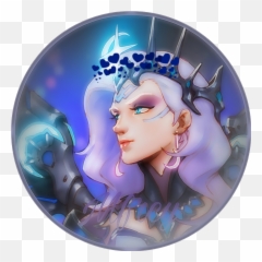 Mercy Icon Overwatch Sticker - Atlantic Skin Concept png