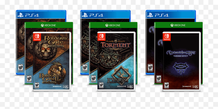 Skybound And Beamdog Bring Six Bioware Rpgs To Consoles This - Gate Console Png,Baldur's Gate Icon