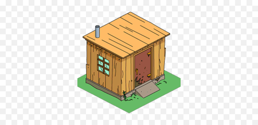 Tapped Out Wiki - Groundskeeper Willie Shack Simpsons Png,Shack Png