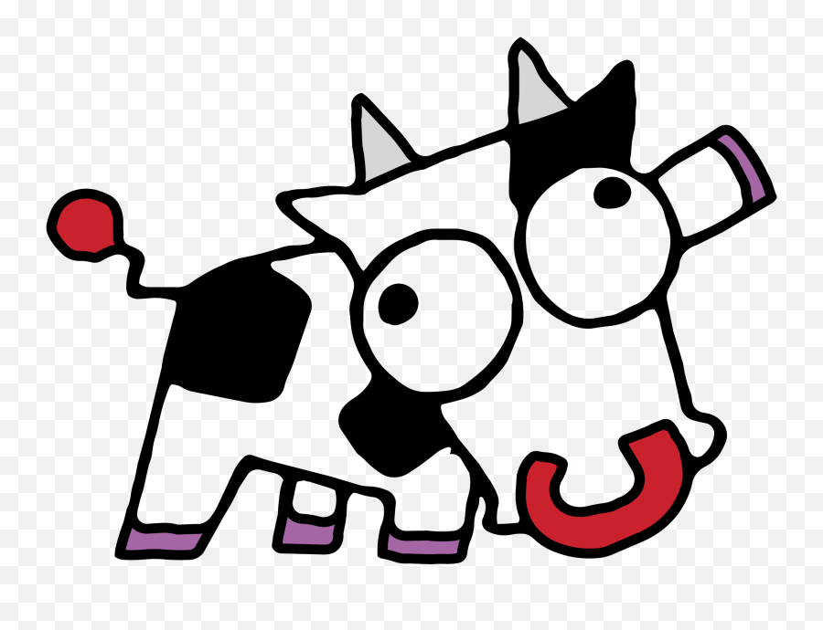 Download Kooky Cow Logo Png Transparent - Adesivo Vaca Louca Cow Free Logo,Cow Logo
