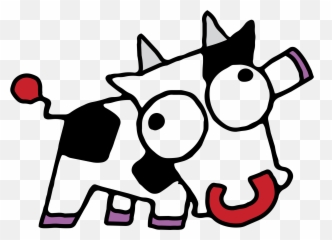 Download Kooky Cow Logo Png Transparent - Adesivo Vaca Louca Cow Free Logo,Cow Logo