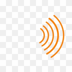 Vector Orange Wave Transparent U0026 Png Clipart Free Download - YWD Radio Waves Gif