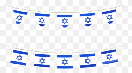 Rows Of Flags - Png Israel Flag Clipart,Israel Png
