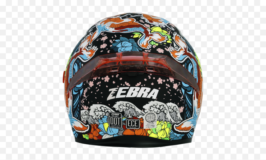 Zebra New And Improved Ym611 3 Sapporo Black Blue - Zebra Motorcycle Helmet Png,Icon Variant Helmets