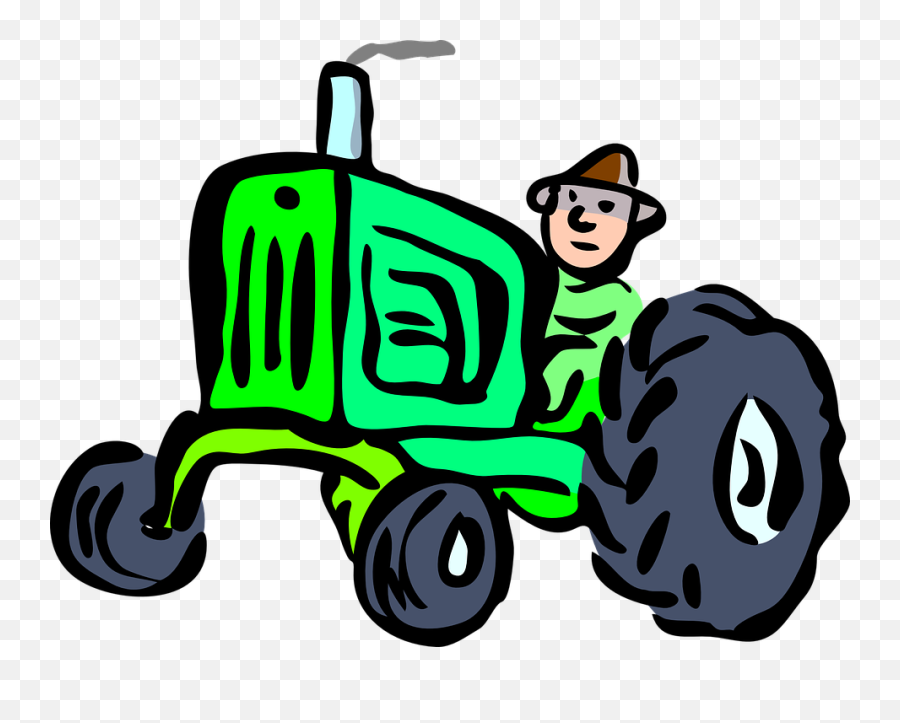 John Deere Tractor Clip Art Clipart 4 - Wikiclipart Farmer Tractor Clip Art Png,John Deere Tractor Png