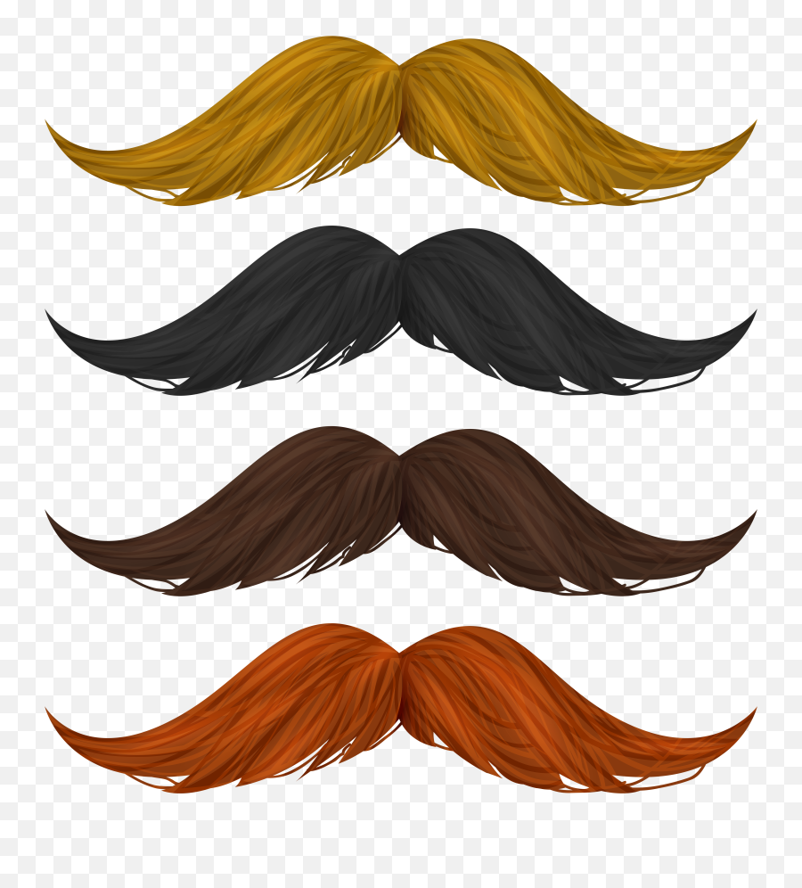 Clipart Mustache - Clipart Mustache Png,Moustaches Png