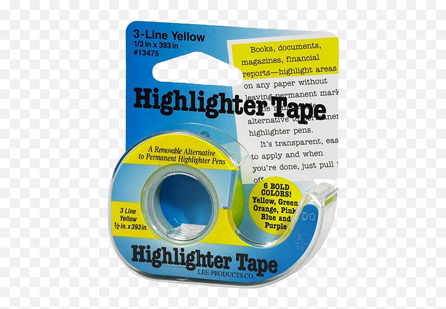 Highlighter Tape - Paper Png,Piece Of Tape Png
