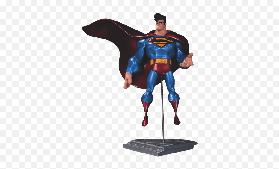 Dc Comics - Sean Galloway Superman Statue Png,Man Of Steel Logo Png