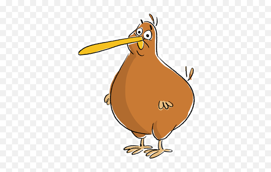 Cartoon Kiwi Bird Png Transparent - Cartoon,Kiwi Bird Png