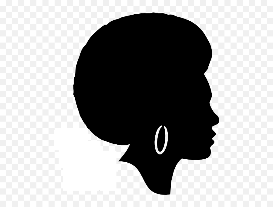 Afro Silhouette Black Clip Art - Afro Woman Png Silhouette,Afro Png