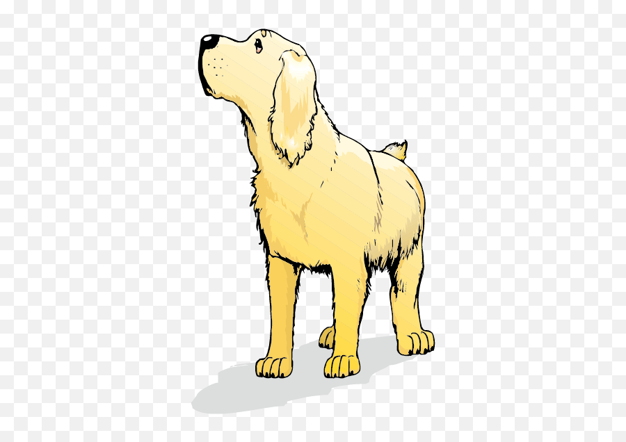 Golden Retriever Cartoon Png Free - Golden Doodle Cartoon Dog,Golden Retriever Transparent Background