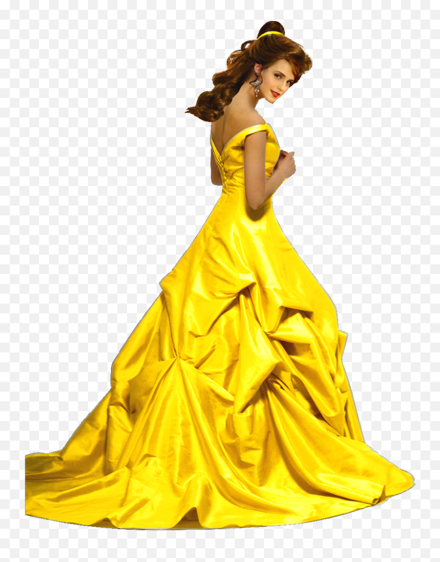 Belle Png Transparent Picture Belle Emma Watson Costume Yellow Dress Free Transparent Png Images Pngaaa Com