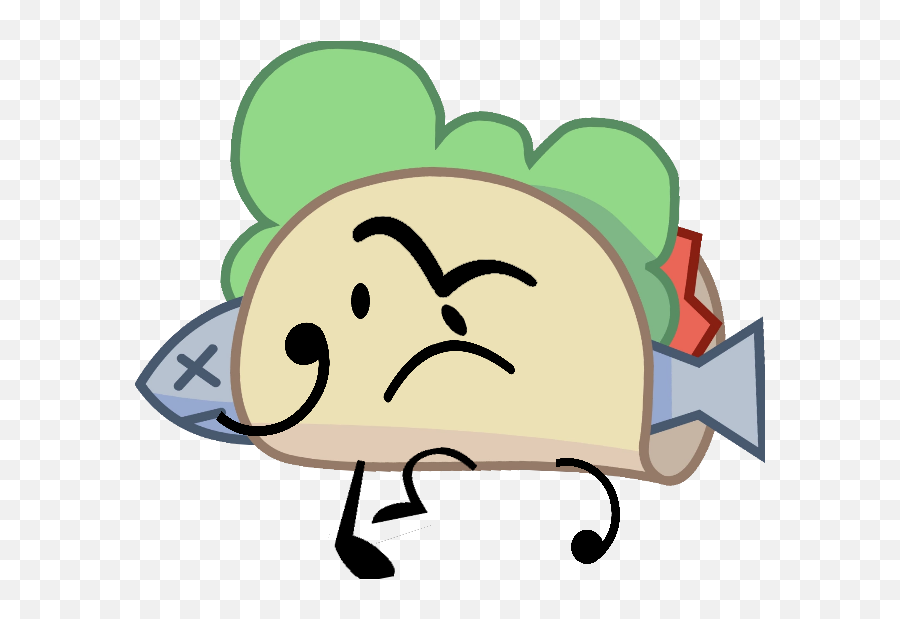 Download Taco Intro Pose - Battle For Dream Island Taco Taco Bfb Png,Taco Png