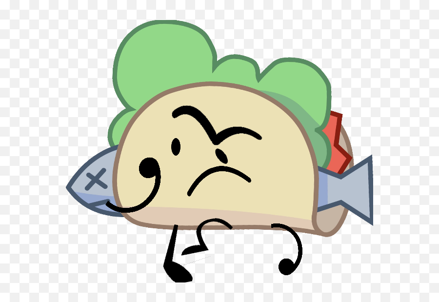 Download Taco Intro Pose - Battle For Dream Island Taco Taco Bfb Png ...