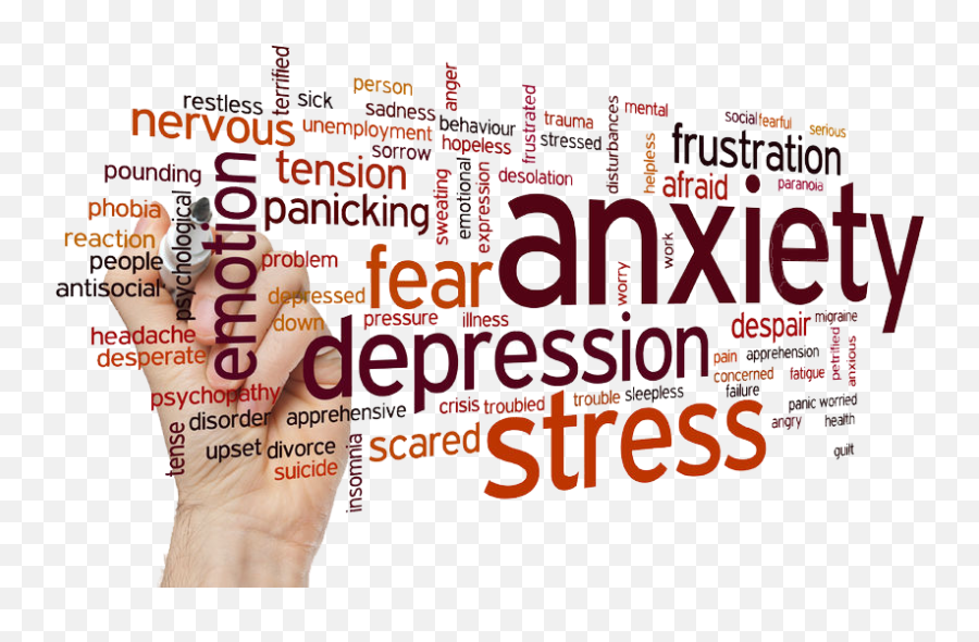 Download Hd Anxiety Stress Transparent Png Image - Nicepngcom Different Words For Worry,Stress Png
