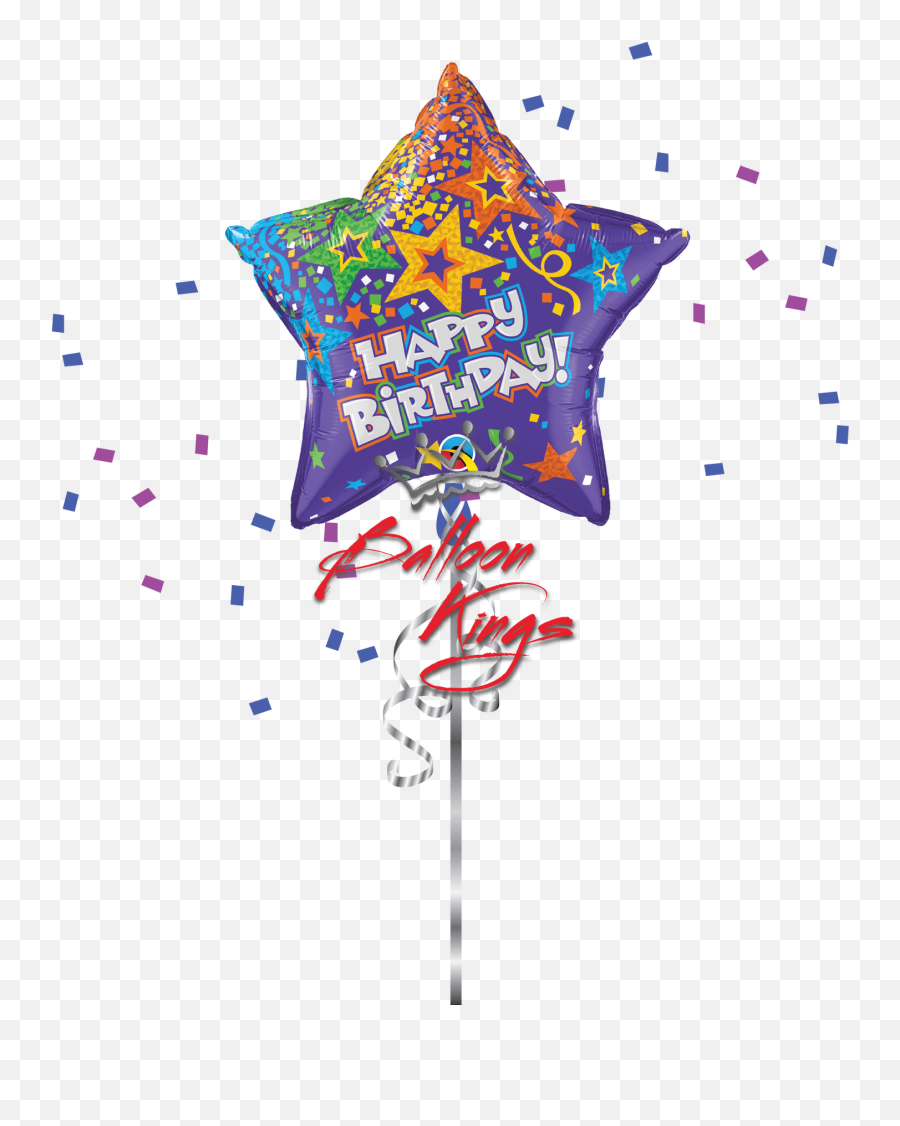 Hb Purple Star - Balloon Birthday Girl Png,Purple Star Png