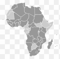 Africa - Africa Map Full Size Png Download Seekpng White Rhino Habitat Map,Africa Map Png