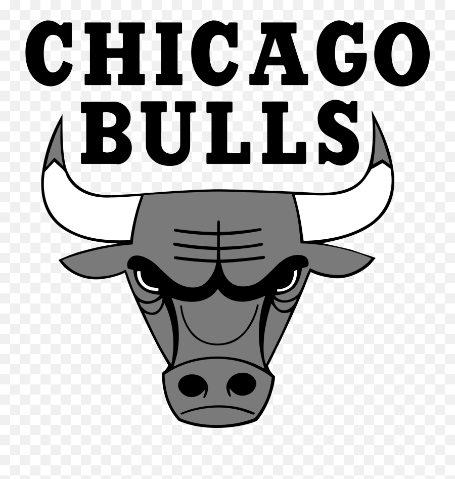 All - Chicago Bulls Logo Black And White Png,Black Bulls Logo