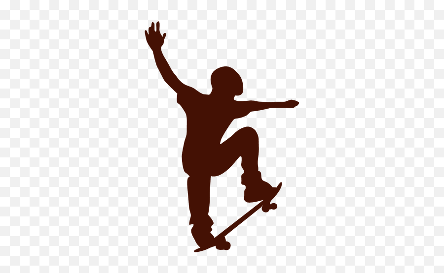 Kateboarding Ollie - Transparent Png U0026 Svg Vector File Silhouette Skateboard Png,Sports Transparent Background
